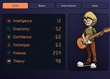 Band Tycoon - Recruit and manage band members