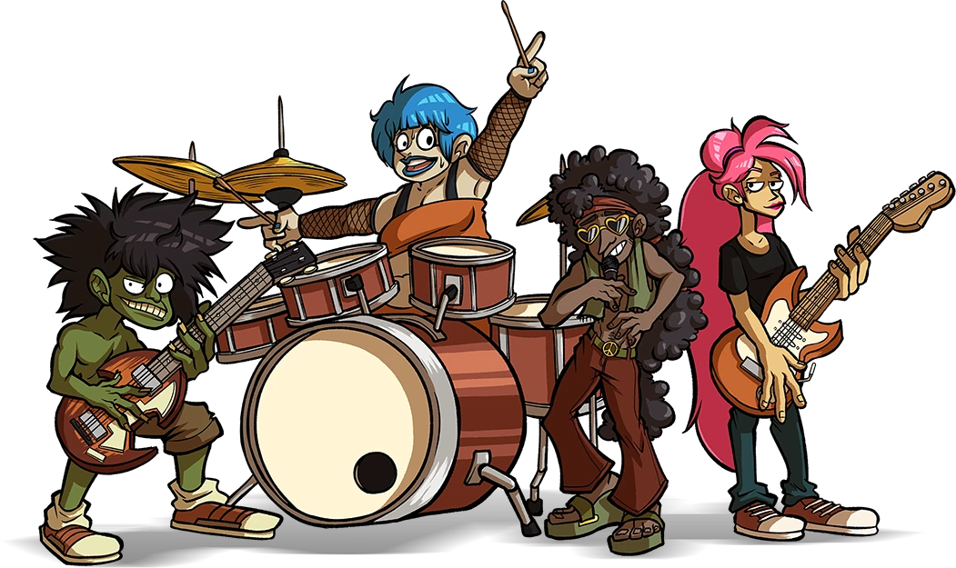 Band Tycoon rock star character - Manage musicians and build your band empire