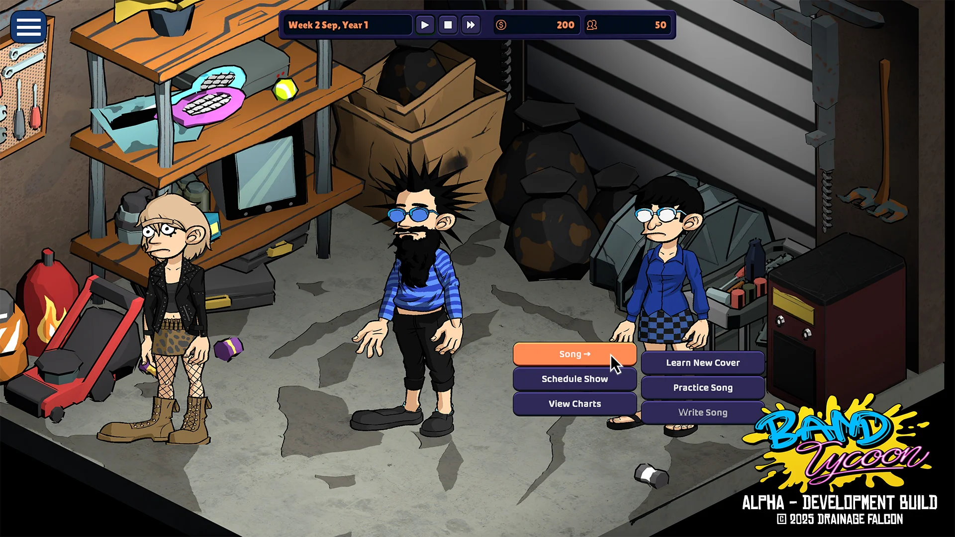 Band Tycoon gameplay screenshot 1